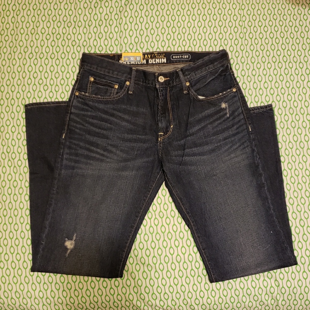 Old Navy Mens Low-Rise Boot Cut Jeans 32x32